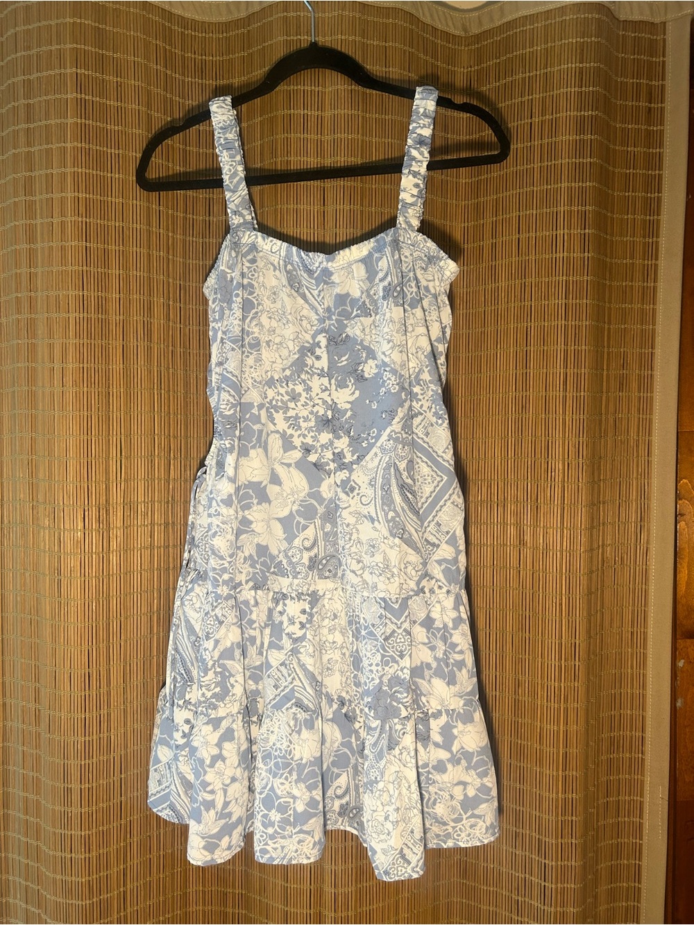 Peach Love California paisley/ bandana style summer dress size L